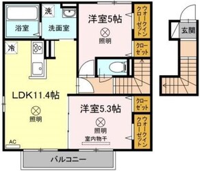 エマーブルＭ'ｃの物件間取画像